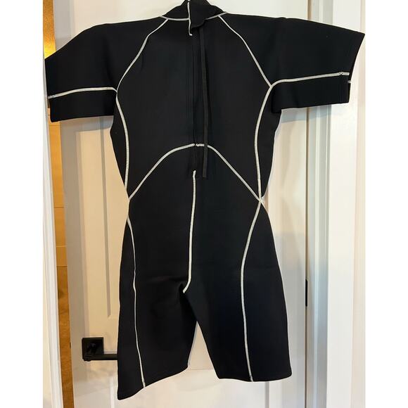 NEW NWT Tommy D Sports Size 2XL Diving Wetsuit 3mm Black Shortie style - Picture 2 of 5